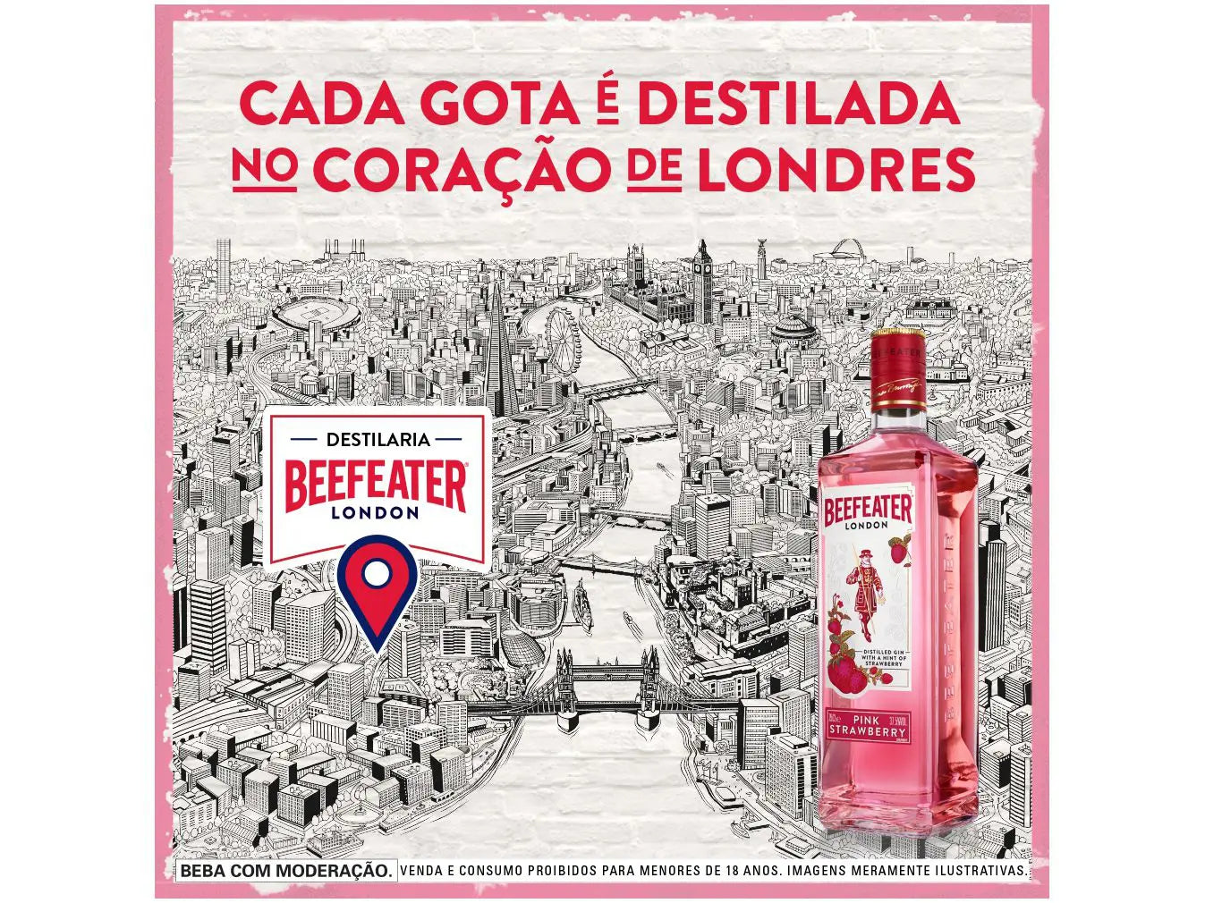 Gin Beefeater Pink 750ml