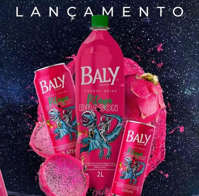 Energético Baly Pitaya 2 Litros - Intencion - Pack com 6