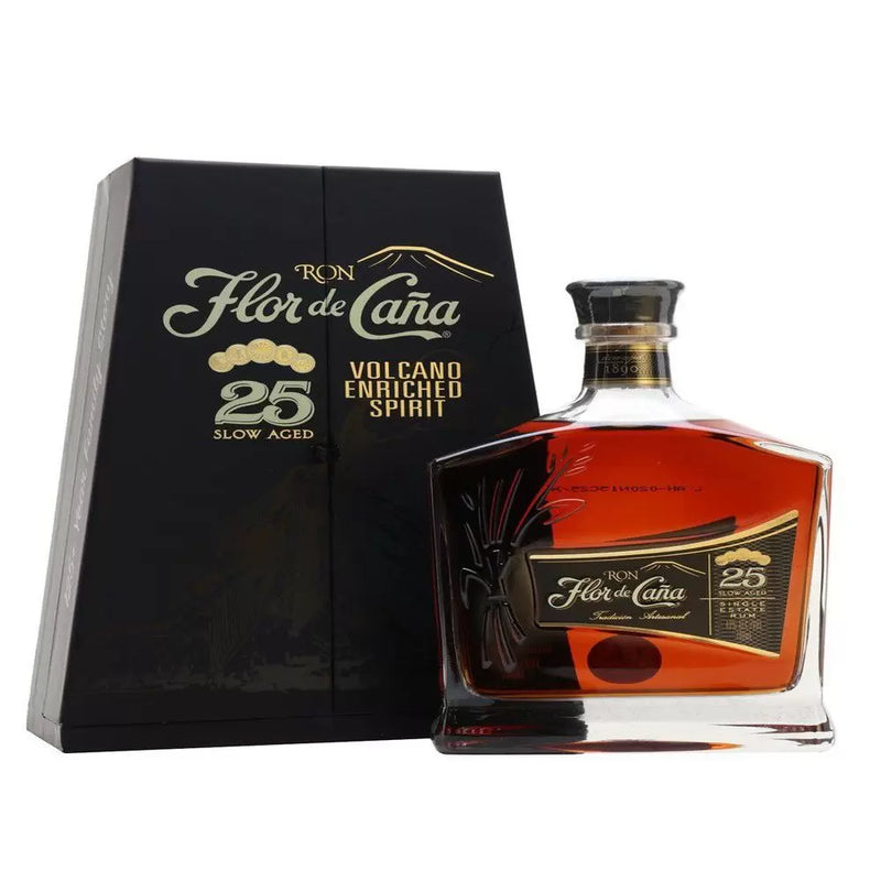 Rum flor de caña 25 anos volcano enriched spirit 700 ml