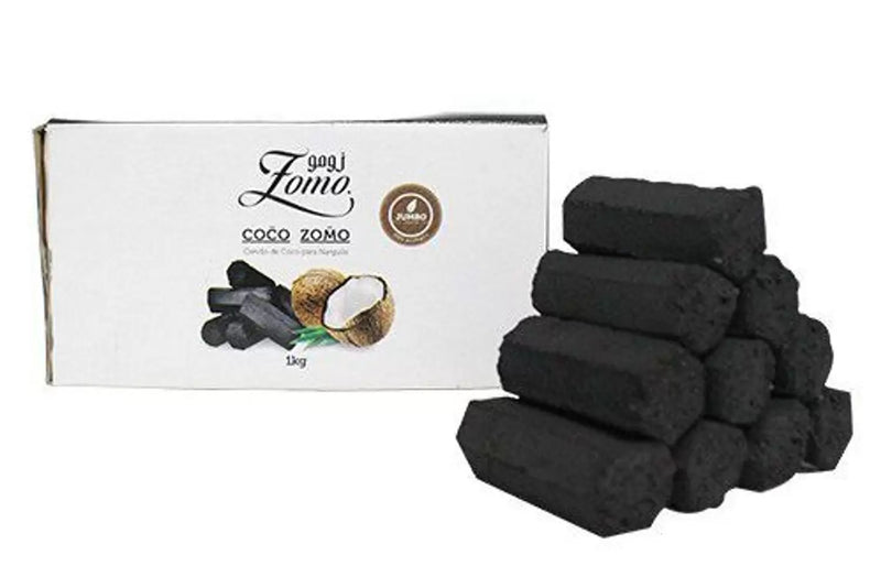 Carvao de coco hexagonal - zomo 500 gr