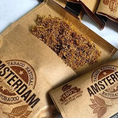 Tabaco Natural Orgânico Amsterdam para Cigarro UN 25GR - UN