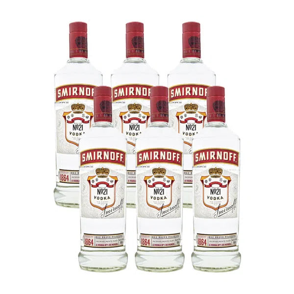 Combo Vodka Smirnoff 998ML - 6 Unidades