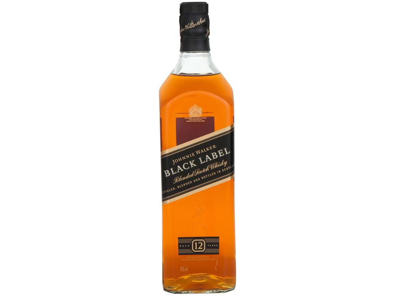 Whisky Johnnie Walker Black Label Escocês 12 anos- 1L