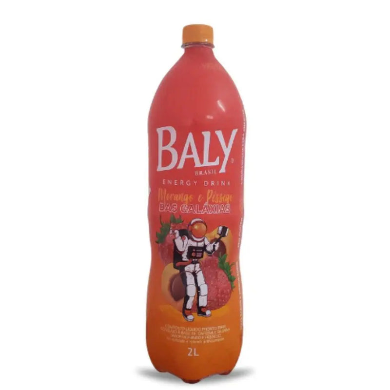 Energetico Morango E Pessego Pet 2 Litros Baly - Pack com 6