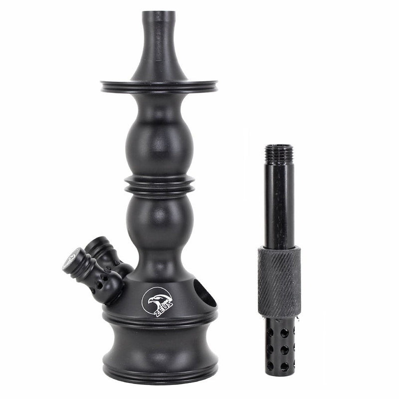 Stem Narguile Pequeno Zeus Single Black dois respiros