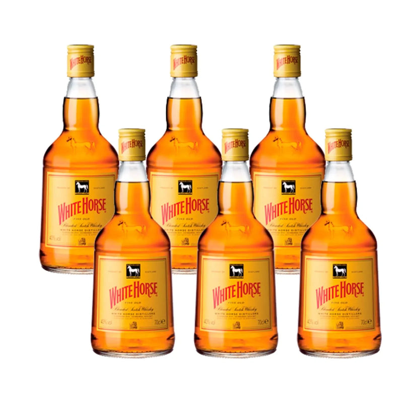 Combo Whisky White Horse Fine Old Escocês 1L - 6 Unidades