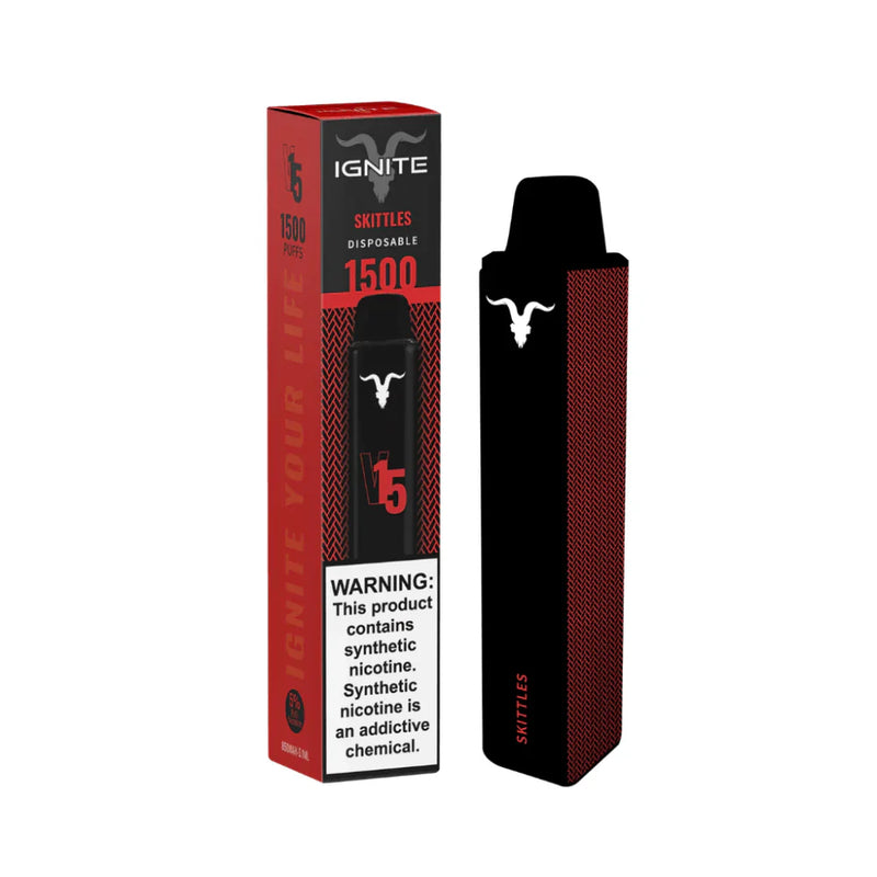 Pod Descartável - Ignite V15 Skittles- 1500puffs