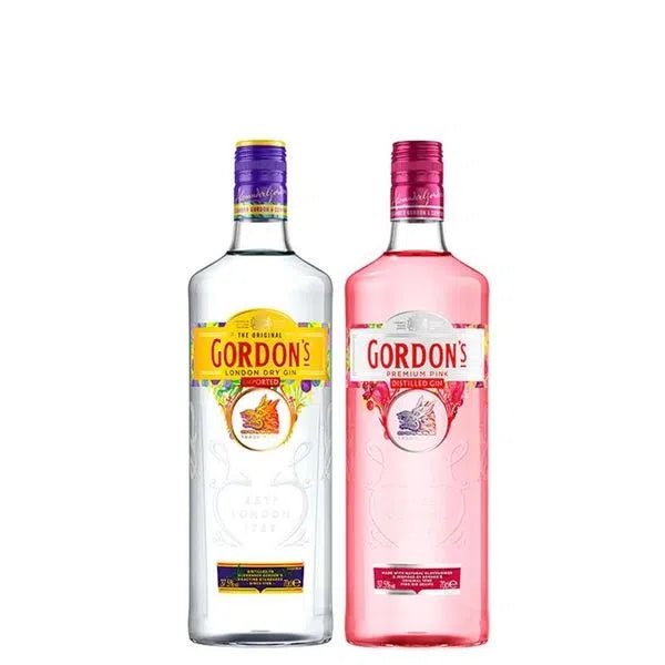 Combo Gin Gordon's 750ML + Gin Gordon's Pink 700ML - 2 Unidades