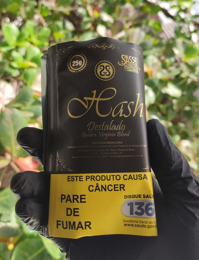 Tabaco Sasso Hash Destalado Virgina Blend 25g