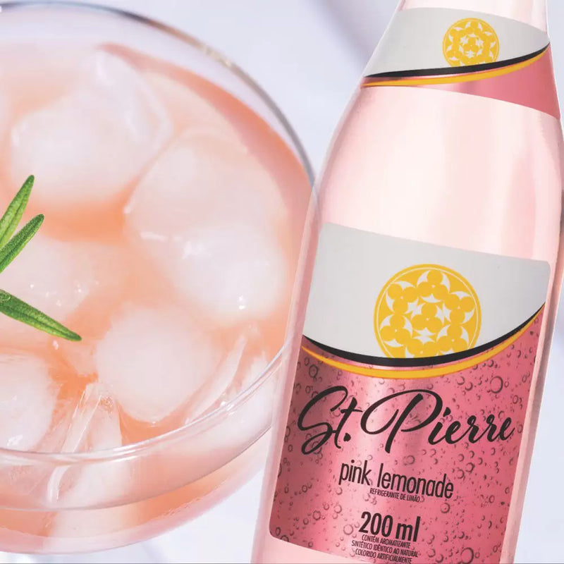 12x Tônica Pink Lemonade ST PIERRE Long Neck 200ml