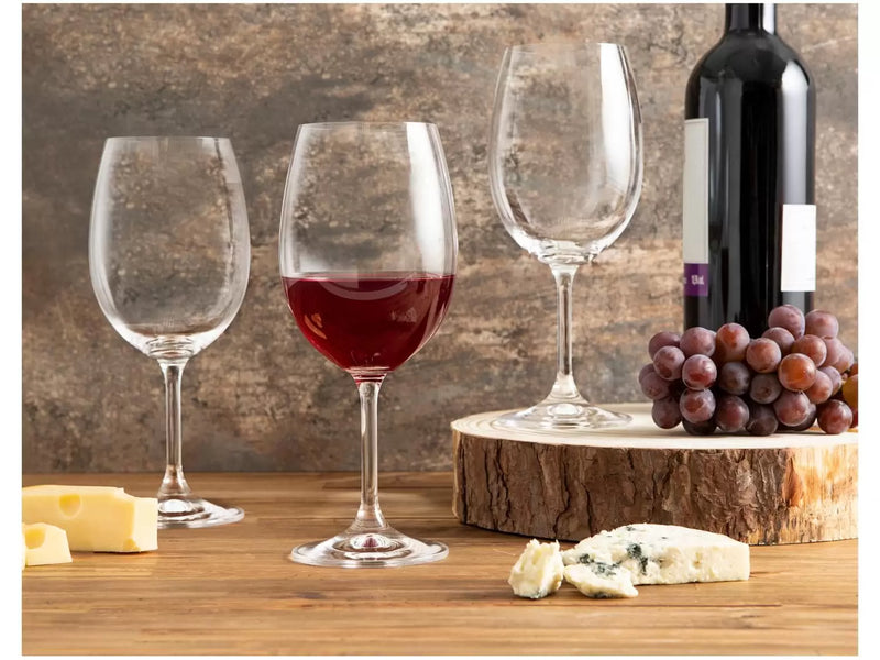 Jogo de Taças para Vinho Cristal 450ml 6 Peças - Haus Sense