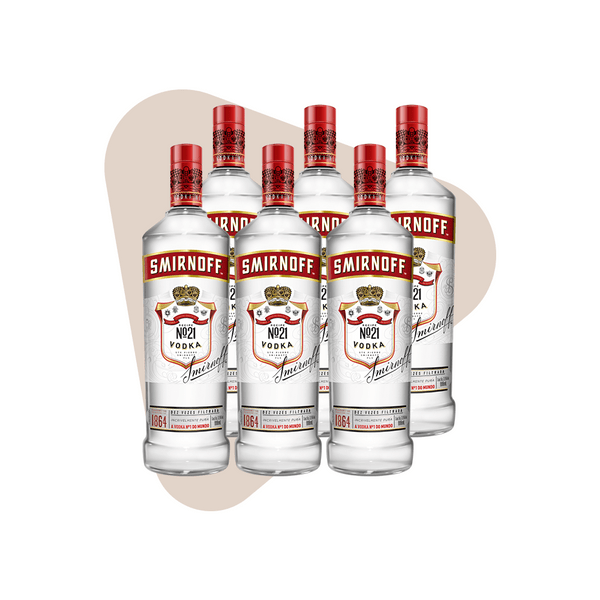 Combo Vodka Smirnoff 998ML - 6 Unidades