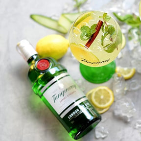 Combo Gin Tanqueray 750ml Original com uma Taça acrílica personalizada