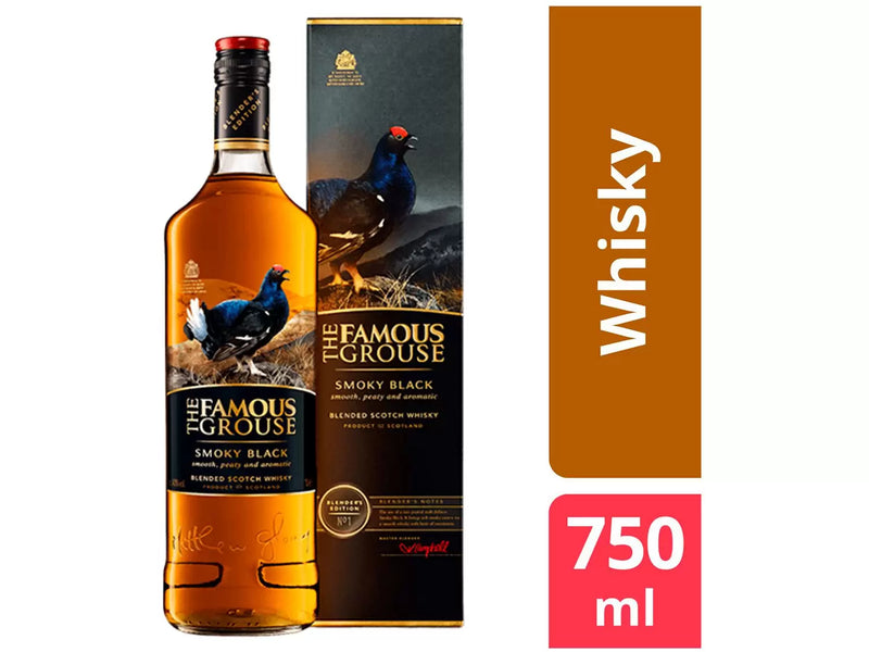 Whisky The Famous Grouse Escocês Smoky Black - 750ml