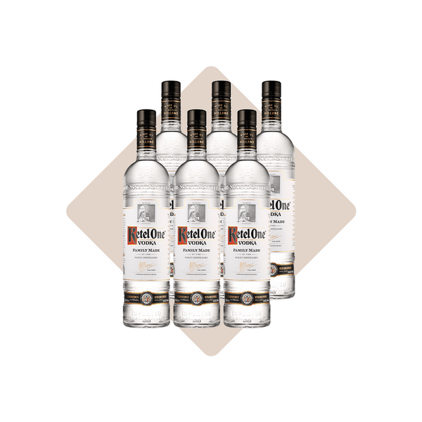Combo Vodka Ketel One 1L: 6 Unidades