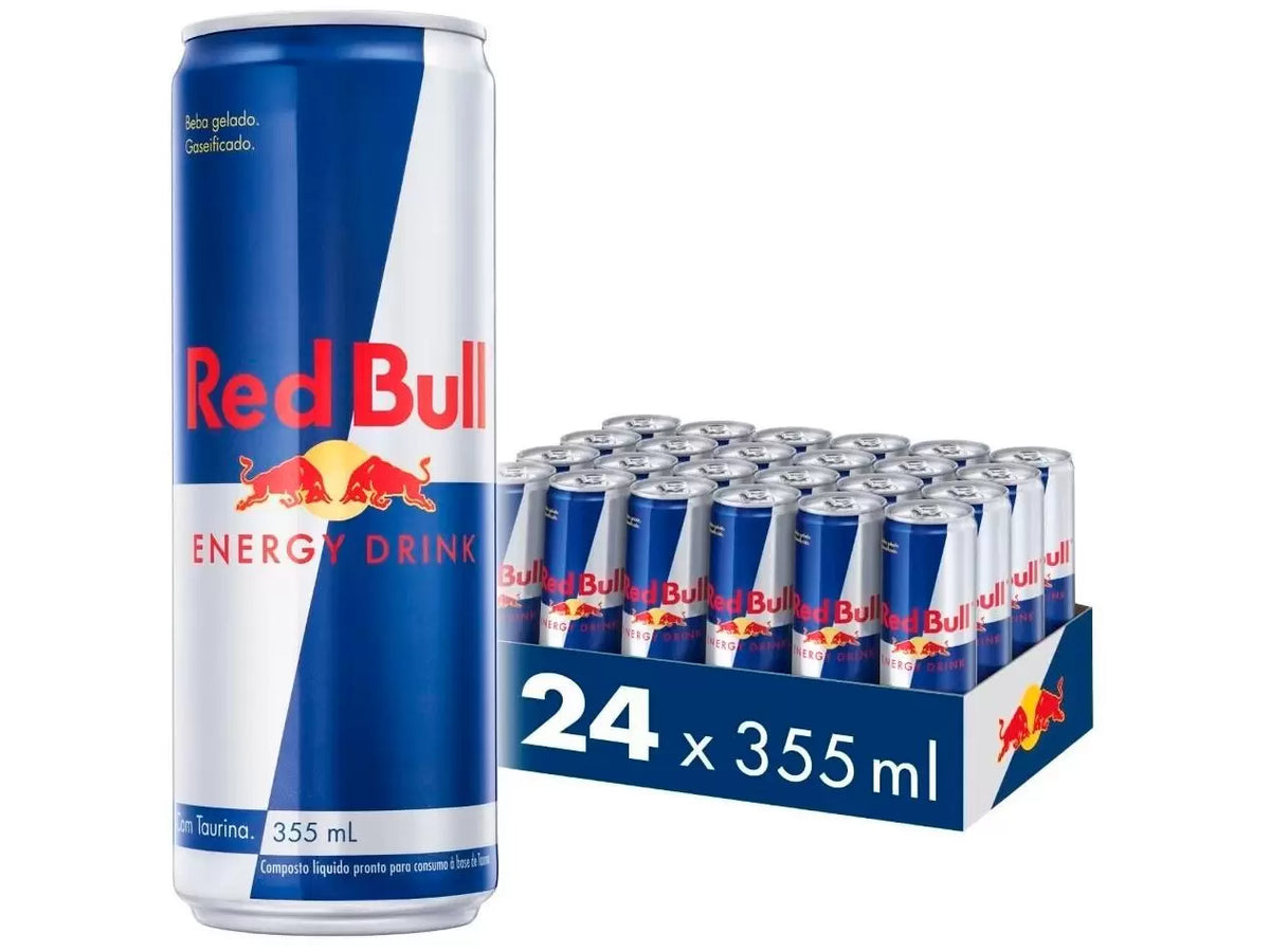 Bebida Energética Red Bull Energy Drink 355ml - 24 Unidades