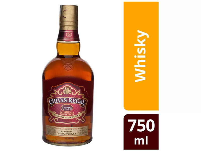 Whisky Escocês Chivas Regal Extra 750ml