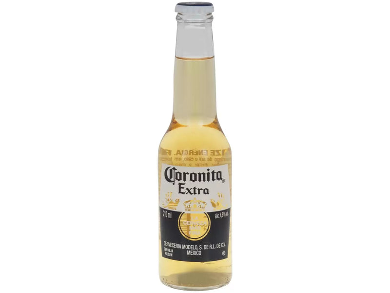 Cerveja Corona Coronita Extra Lager 6 Unidades - Long Neck 210ml