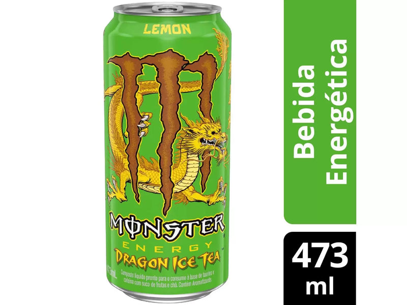 Bebida Energética Monster Dragon Ice Tea - Limão 473ml