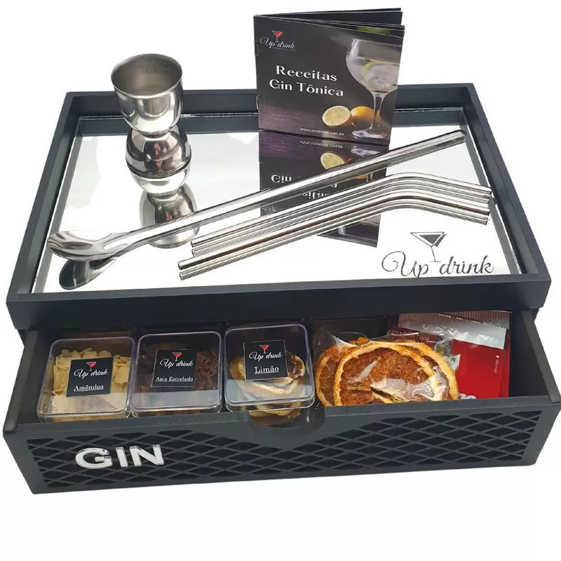 Kit Gin Tanqueray 750Ml + Kit Drink 14 Especiarias + Dosador - Up Drinks