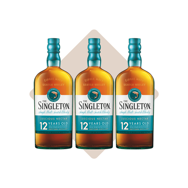Combo Whisky Singleton Dufftown 12 Anos 750ML - 3 Unidades