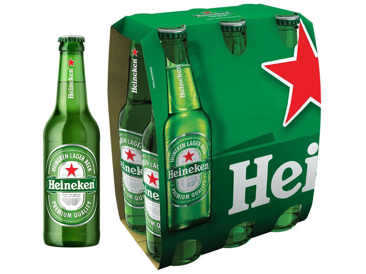 Cerveja Heineken Puro Malte Lager Premium - Long Neck 24 Garrafas de 330ml