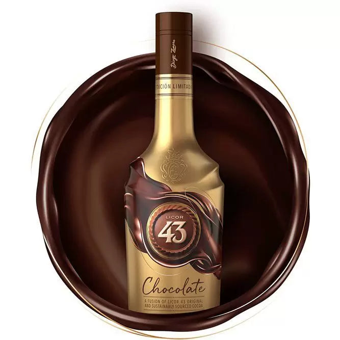 Licor 43 Chocolate - Licor Espanhol Cuarenta y Tres Diego Zamora Chocolate 700ml - Zamora Company