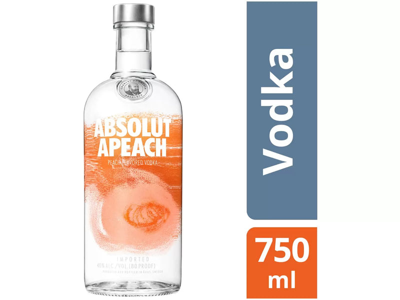 Vodka Sueca Absolut Apeach 750ml