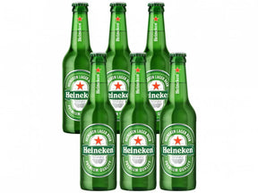 Cerveja Heineken Puro Malte Lager Premium - Long Neck 24 Garrafas de 330ml
