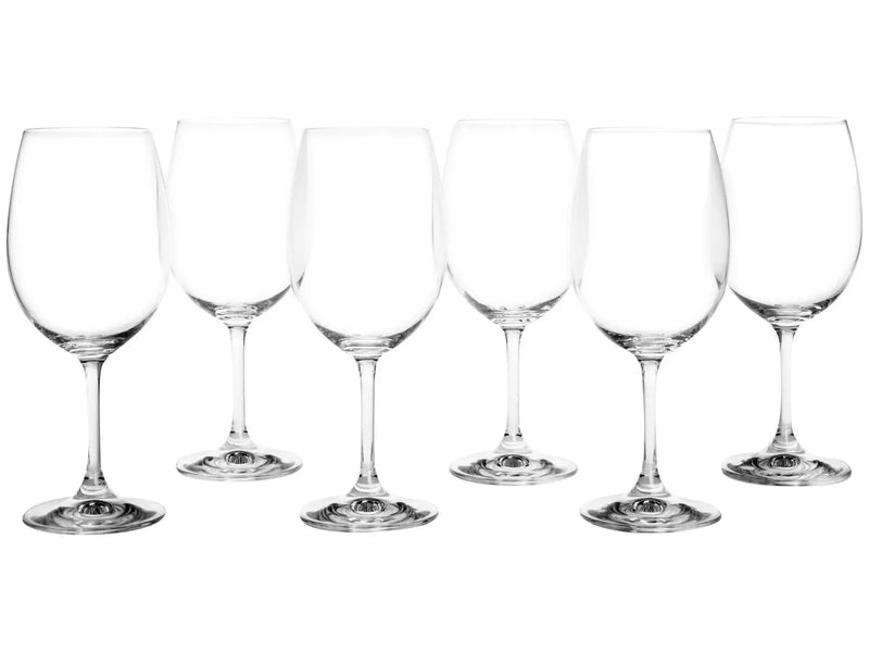 Jogo de Taças para Vinho Cristal 450ml 6 Peças - Haus Sense