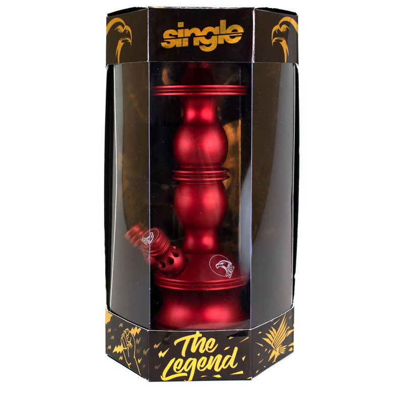 Stem Narguile Pequeno Zeus Single Red fosco dois respiros