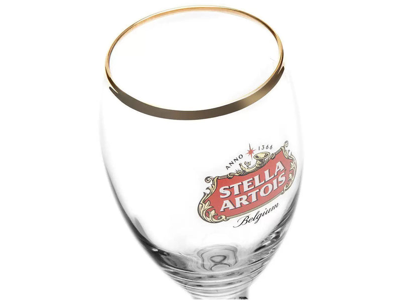 Jogo de Taças para Cerveja de Vidro 6 Peças - 250ml Ambev Stella Artois