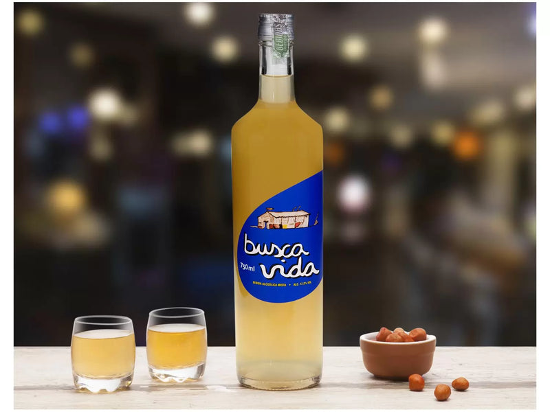 Cachaça Busca Vida Limão e Mel 750ml