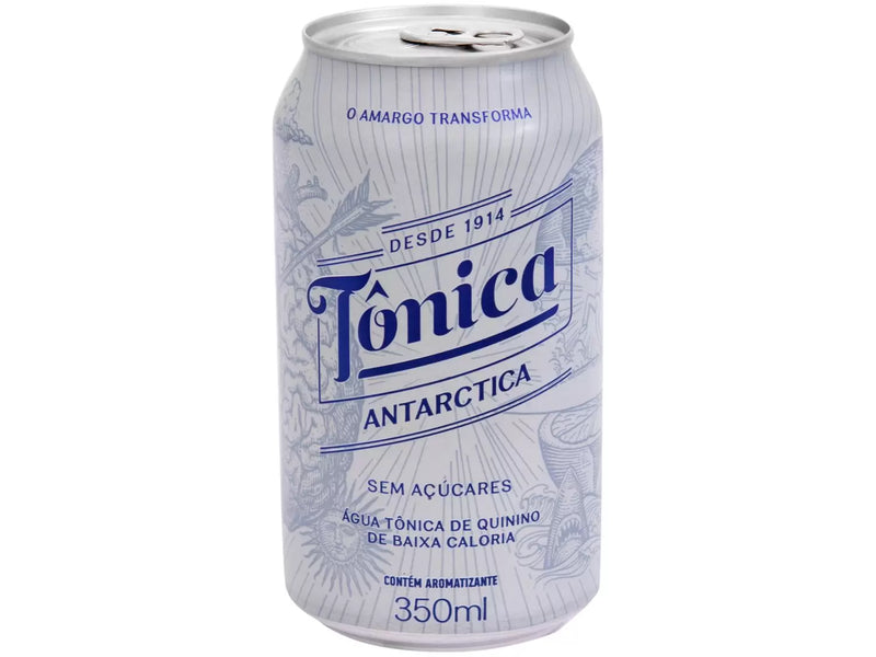 Água Tônica Antarctica Zero Açúcares - 350ml 12 Unidades