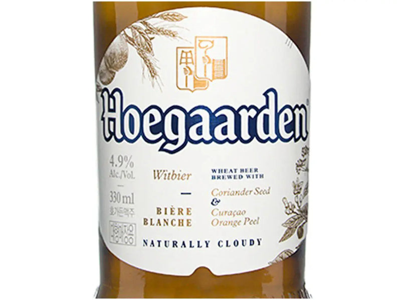 Cerveja Hoegaarden Wit Blanche Belga Witbier - Long Neck 330ml