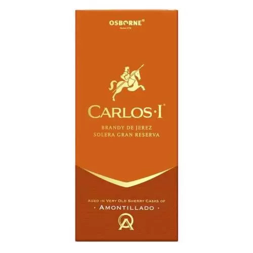 Brandy carlos amontillado 700ml - Carlos I