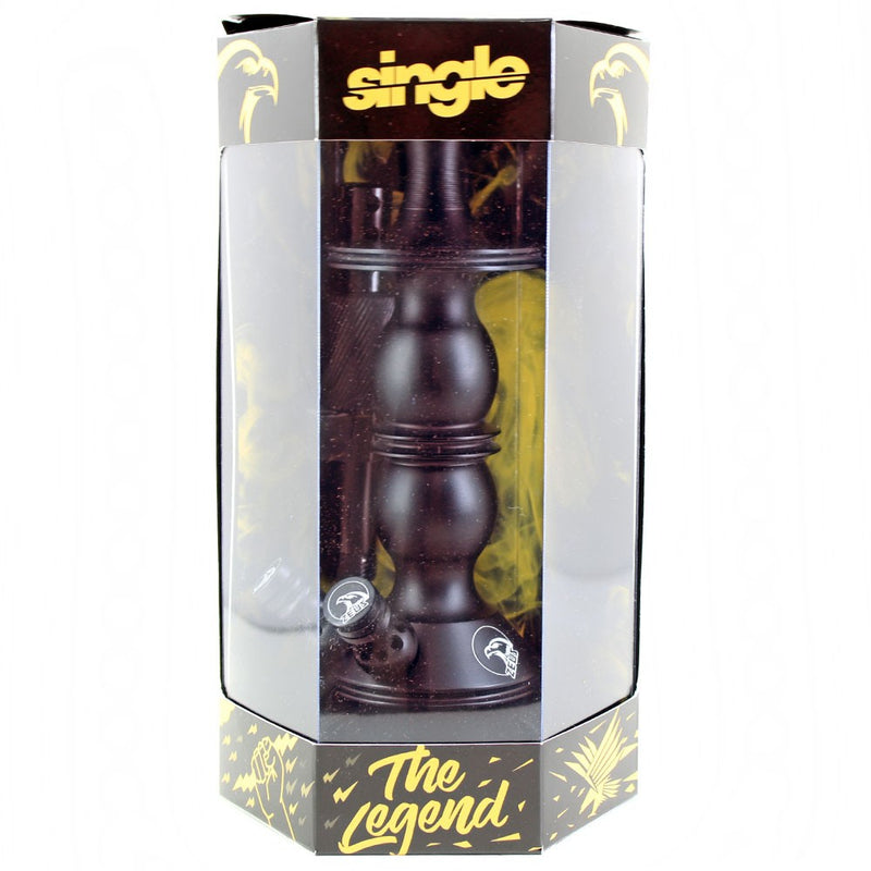 Stem Narguile Pequeno Zeus Single Black dois respiros