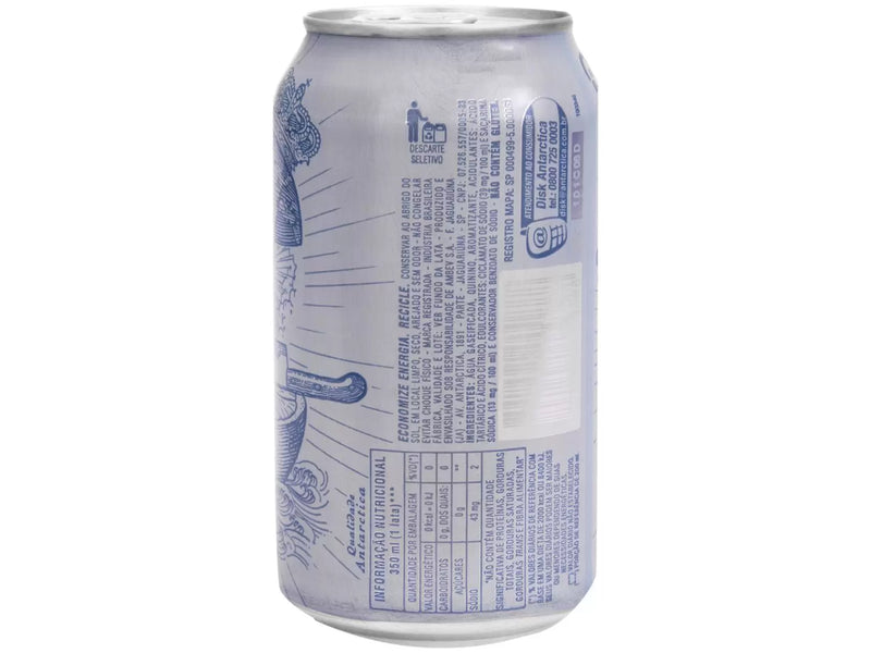 Água Tônica Antarctica Zero Açúcares - 350ml 12 Unidades