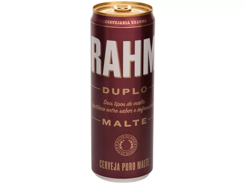 Cerveja Brahma Duplo Malte 12 Unidades - Lata 350ml