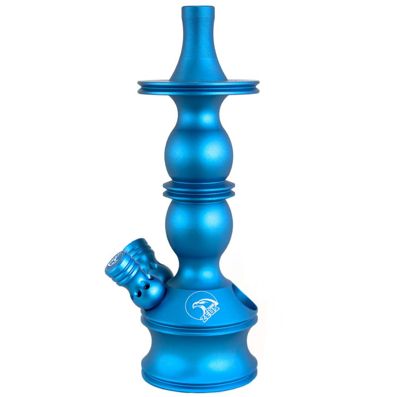 Stem Narguile Pequeno Zeus Single Azul Bebê fosco dois respiros