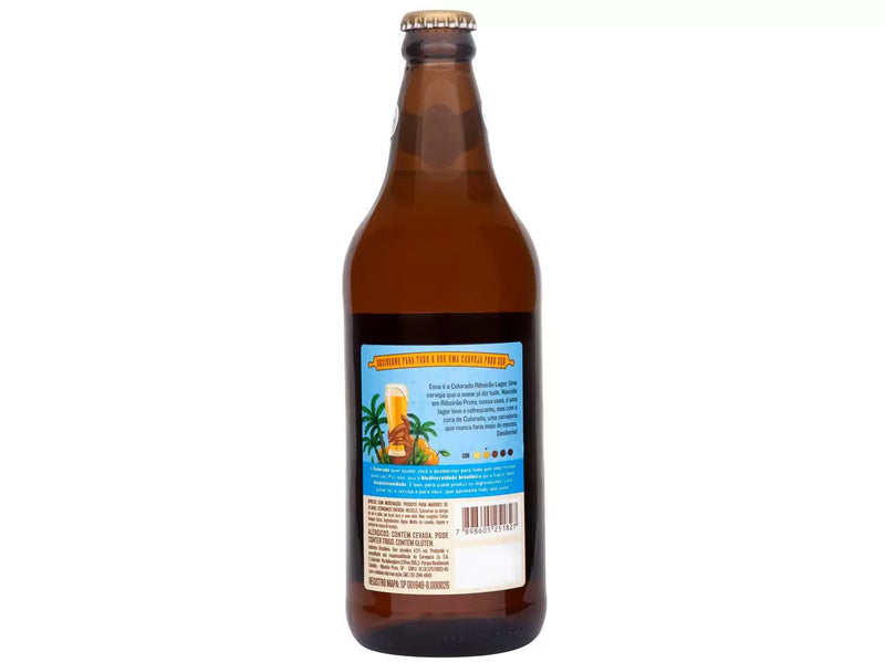 Cerveja Colorado Ribeirão Lager Garrafa - 600ml