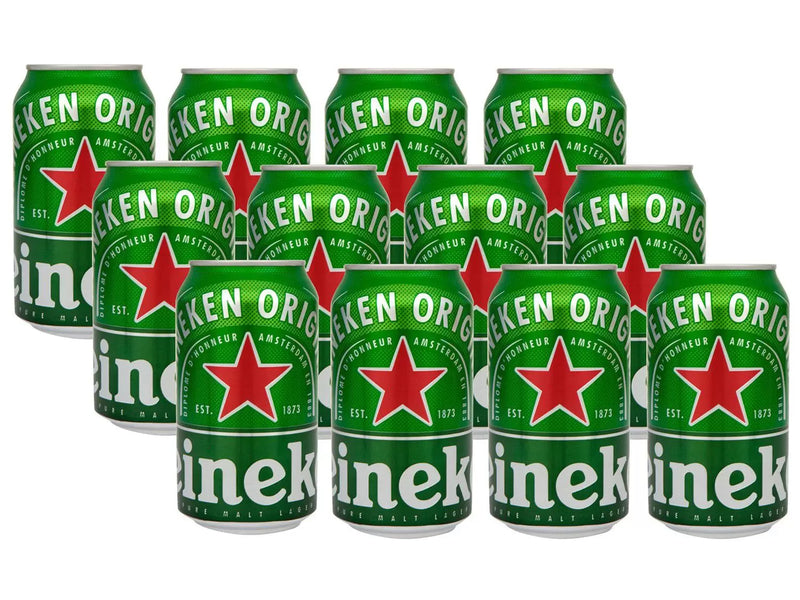 Cerveja Heineken Lager - Pack 24 Latas de 350ml