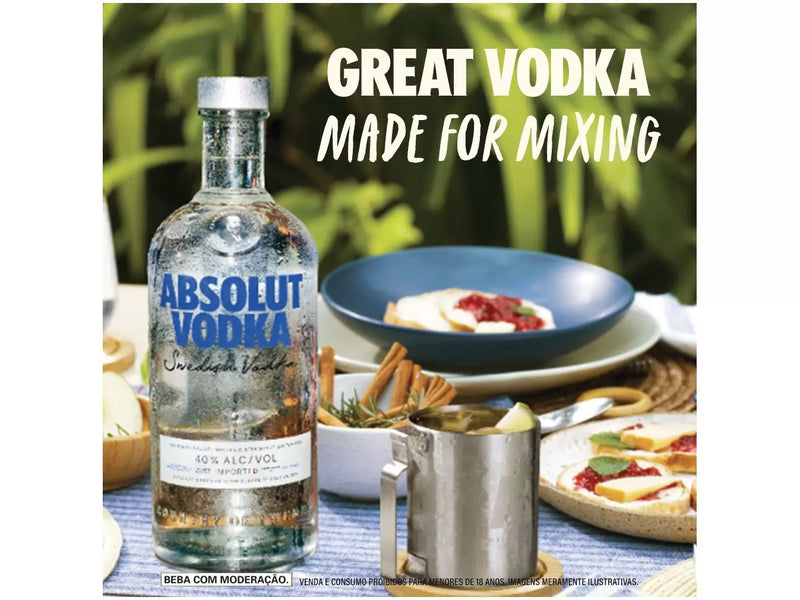 Vodka Sueca Absolut Original 1L