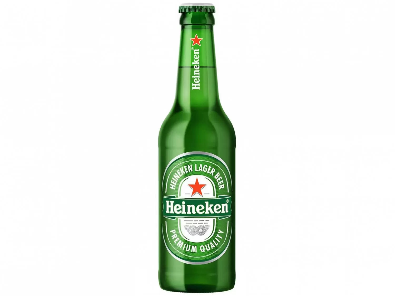 Cerveja Heineken Puro Malte Lager Premium - Long Neck 24 Garrafas de 330ml
