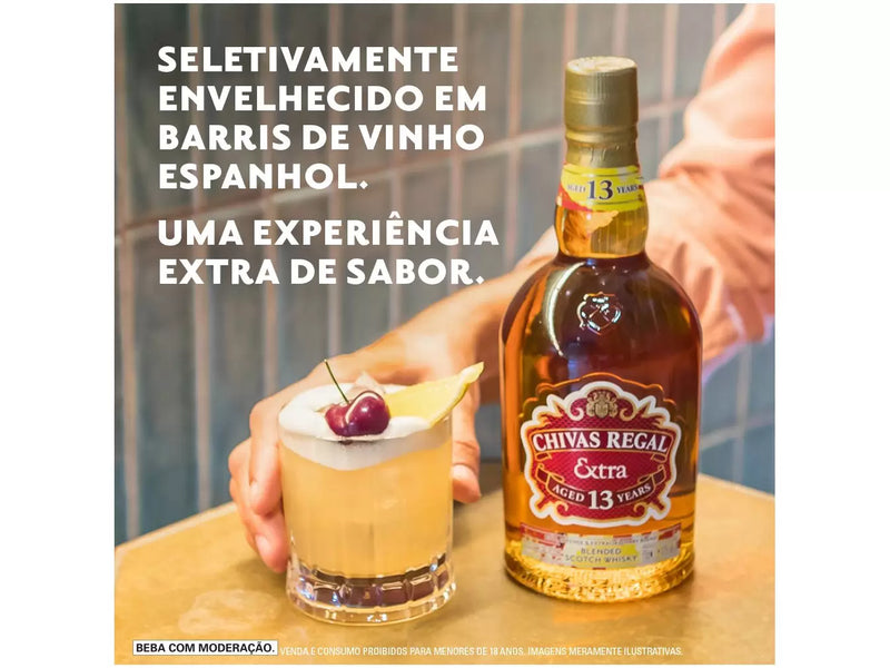 Whisky Escocês Chivas Regal Extra 750ml