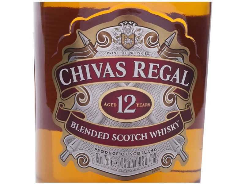 Whisky Escocês Chivas Regal 12 anos 750ml