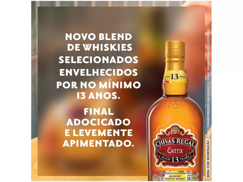 Whisky Escocês Chivas Regal Extra 750ml