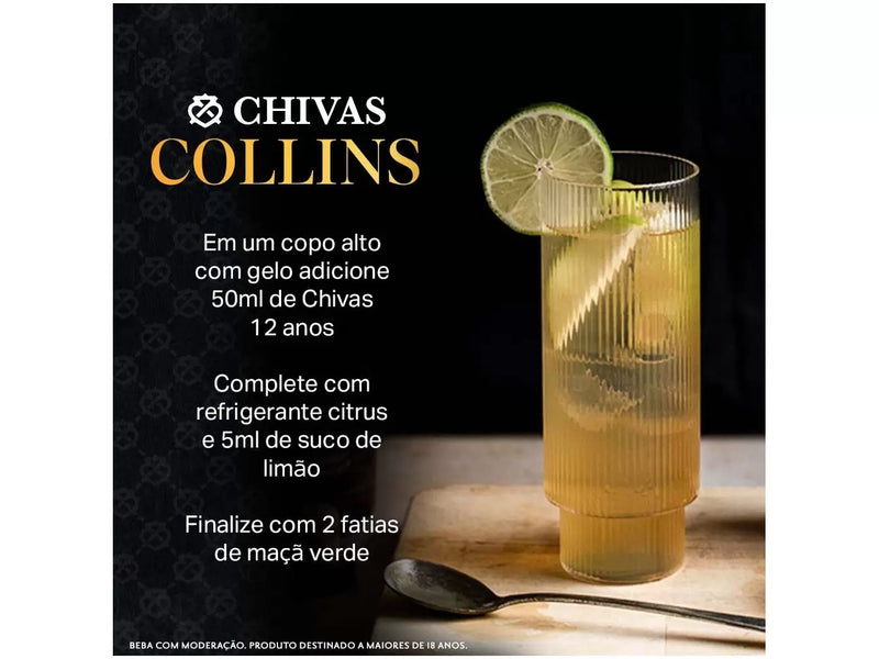 Whisky Escocês Chivas Regal 12 anos 1L