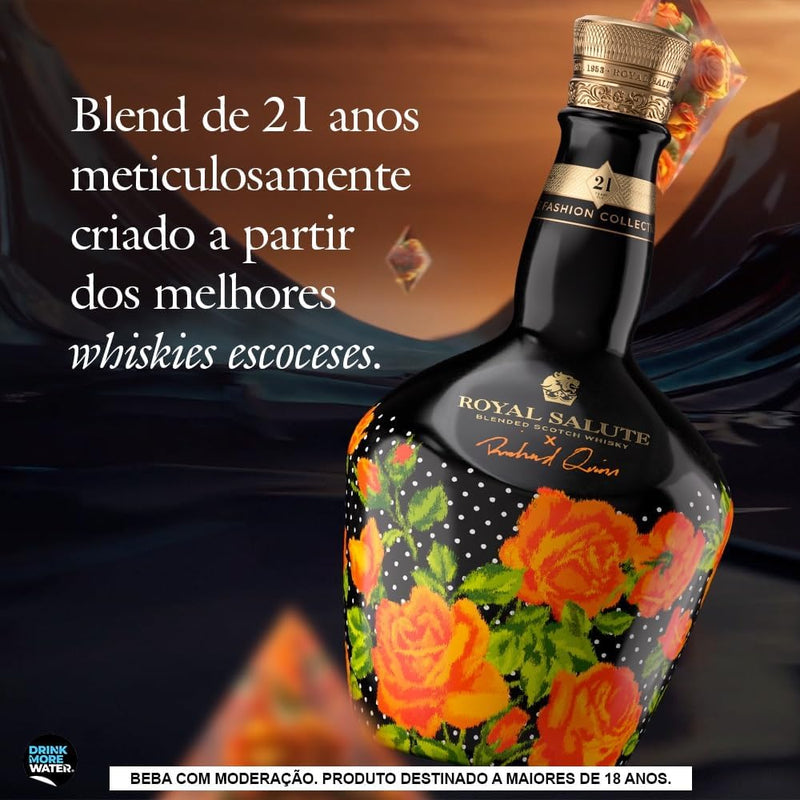 Whisky Escocês Blended Special Batch Orange Rose Royal Salute The Fashion Collection Garrafa 700ml