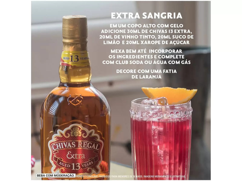 Whisky Escocês Chivas Regal Extra 750ml